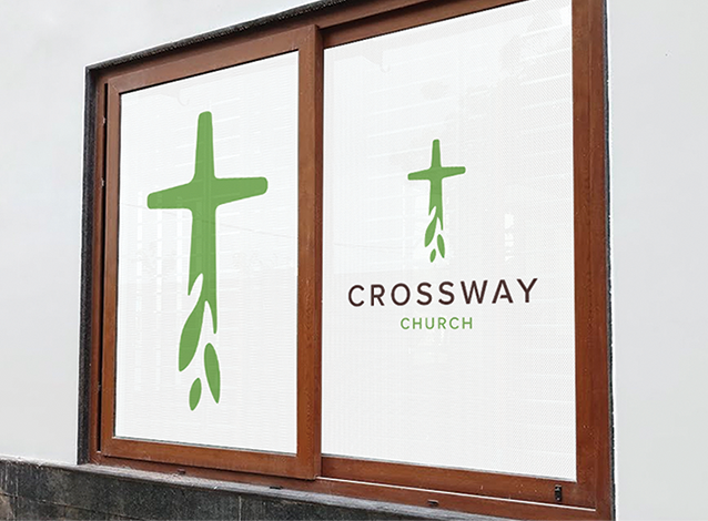 Church Window Graphics, Perforated Window Cling, Fast and Cheap, Free  Shipping